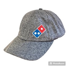 Domino  s Pizza Employee Uniform Gear Gray Adjustable Hat One Size Cap