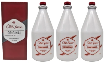 Old Spice ORIGINAL After Shave Lotion XXL Aftershave Rasierwasser Set 3x 150ml