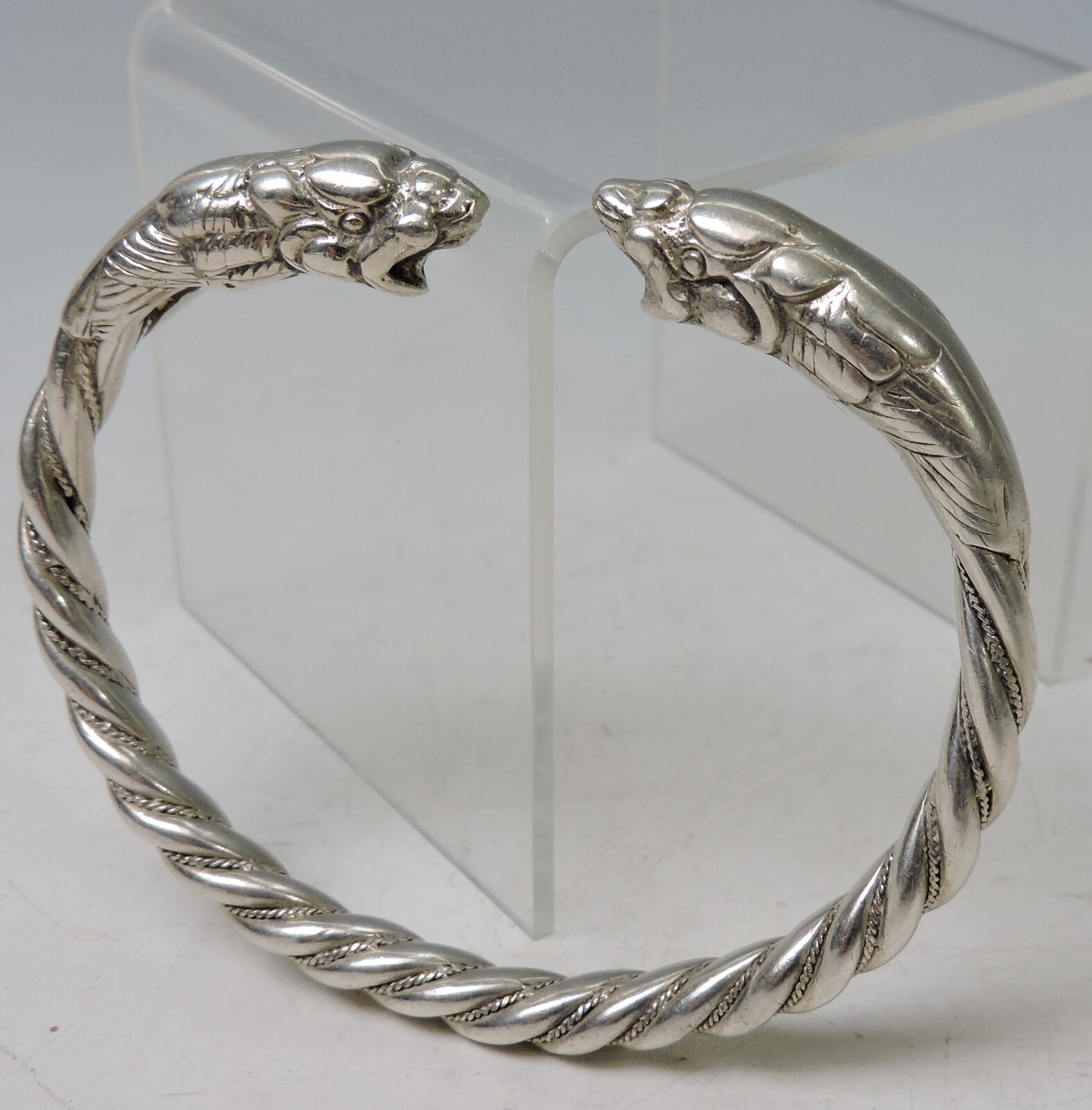 Solid Extravagant 835 Silver Bangle / Bangle With… - image 4