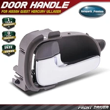 Front LH Interior Door Handle w/ lock button for Nissan Quest Mercury Villager