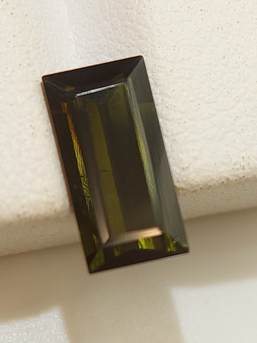Dark green Tourmaline gemstone - faceted natural Afghan gem 2.70 CTS - Picture 9 of 16