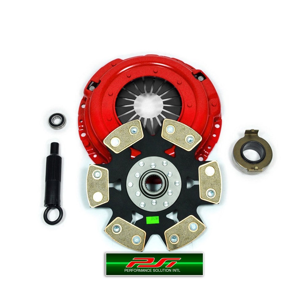 PSI RACING STAGE 3 RIGID 6PAD CLUTCH KIT 00-03 BMW M5 E39 Z8 E52 S62B50 4.9L V8