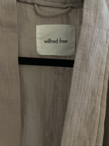 Aritzia Wilfred Free Starlight Robe XS Tan NWT - Picture 3 of 9