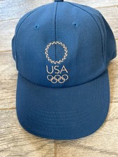 Olympic Rings Team USA Baseball Cap Hat Vintage Games NWOT Strapback K-Products