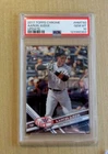 2017 Topps Chrome rookie card RC Aaron Judge HMT50 PSA 10 GEM MINT