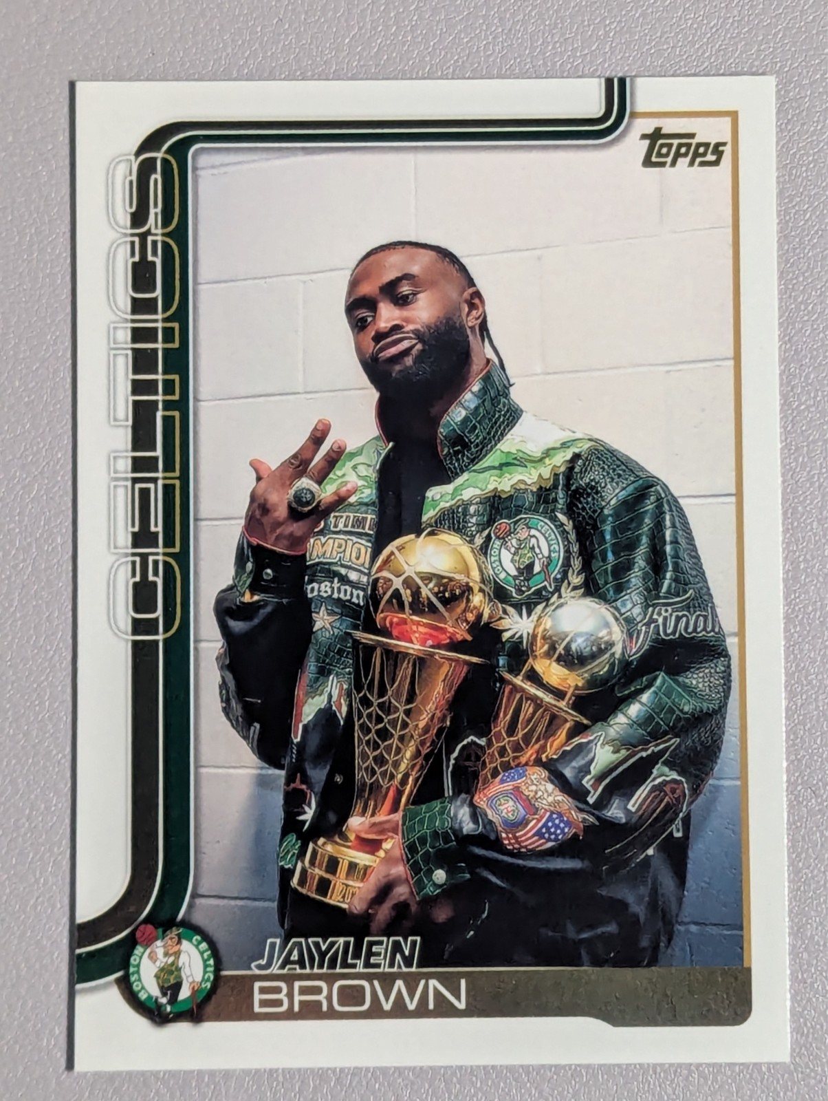 2025-26 TOPPS JAYLEN BROWN GOLDEN MIRROR VARIATION #2 SSP 💎 CELTICS