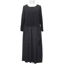 Gozzip, Maxikleid, Größe: 42/44, Schwarz #B8O