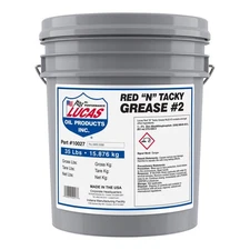 Lucas Oil 10027-Pk1 Red 'N' Tacky Grease 35 Lb