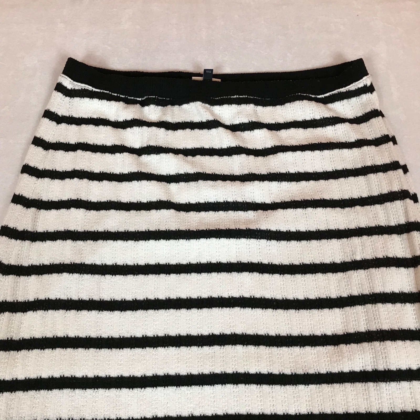 Universal Thread Black White Striped Lined Textur… - image 3