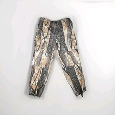 Vintage Tru Wood Cargo Hunting Pants Mens Sz XL Camo Cinche Waist Ankle USA Made