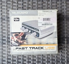 M-Audio Fast Track USB Audio Interface   Original Box w/Software Disc
