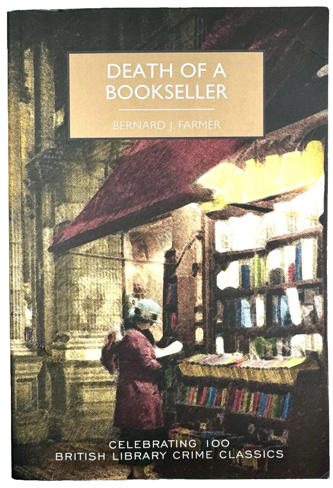 DEATH OF A BOOKSELLER - Bernard J. Farmer (Paperback, 2022) Fiction, Novel
