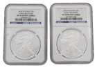 2010-W $1 American Silver Eagle Proof NGC PF70 UC Early Releases Lot of 2 C-286