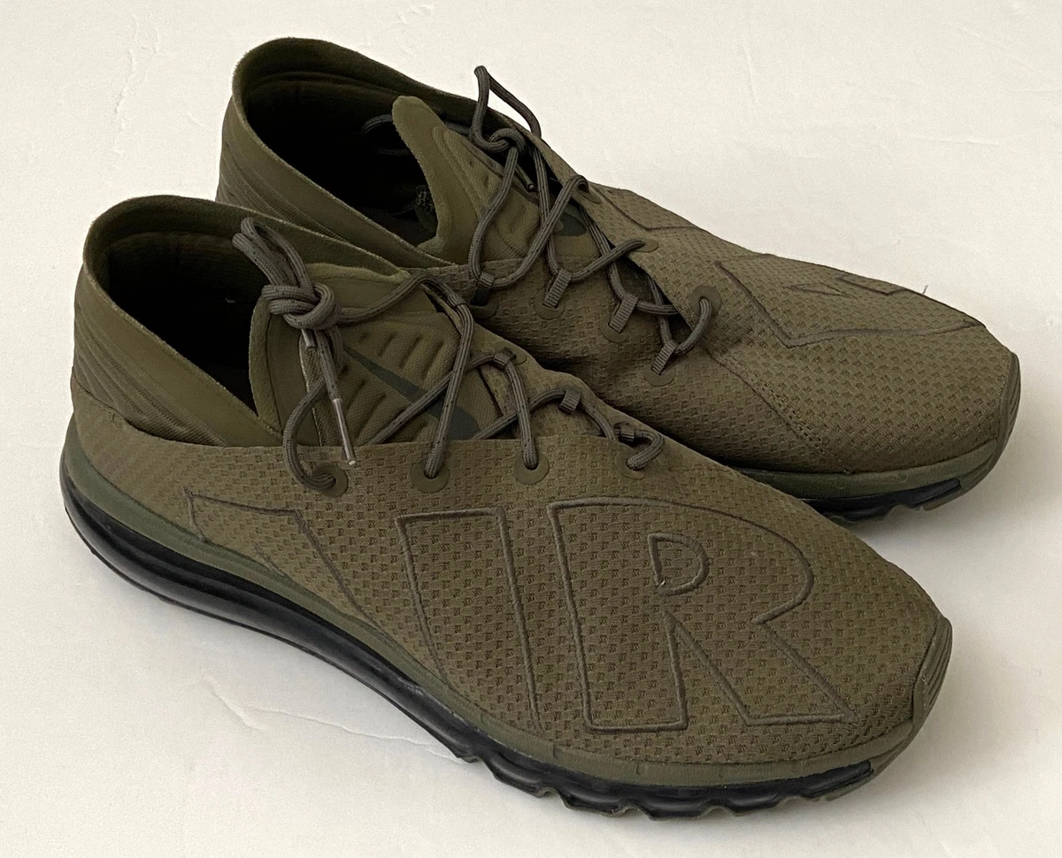 Nike Air Max Flair Olive Running/Cross Training Men’s size 11.5 Size 12 - Nike Air Max Flair Olive for sale online | eBay main image 2