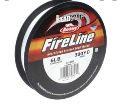 The Beadsmith Fireline 6 Pfund Auffädeln Kristallfaden 300 Yards