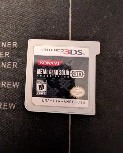 metal gear solid 3d snake eater 3ds UNTESTED