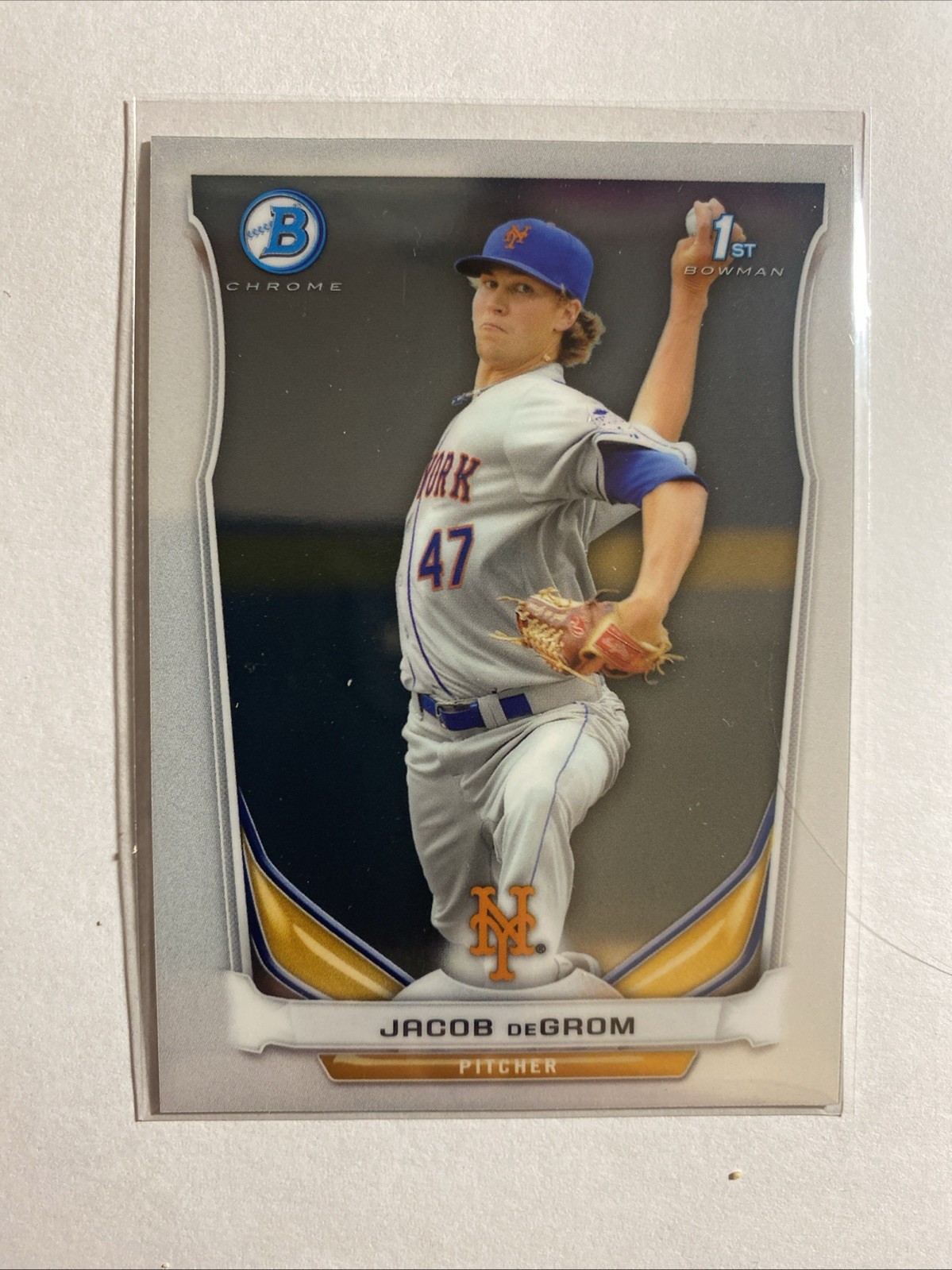 2014 Bowman - Prospects Chrome Jacob deGrom #BCP73 (RC)