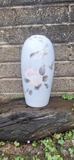 Vintage Fukagawat Arita Japanese Porcelain Vase Imperial Signed Art 9.5 Inch 