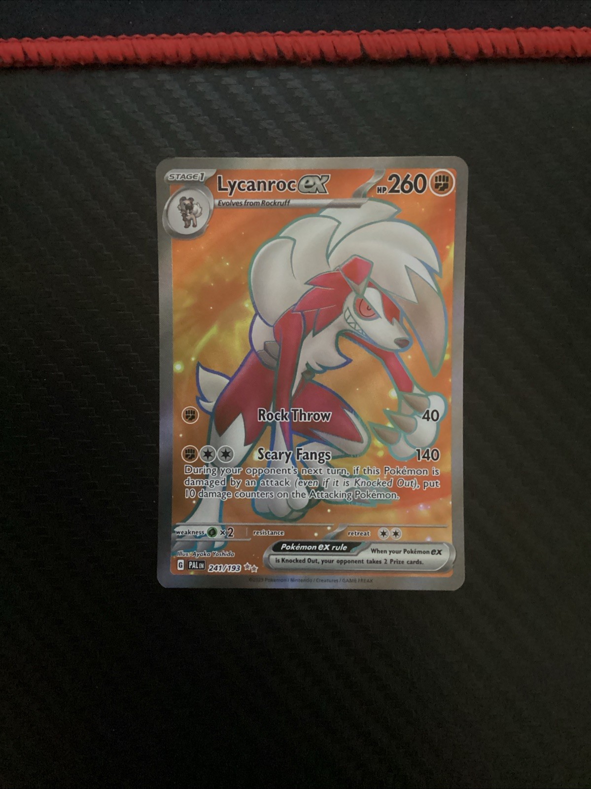 Lycanroc ex SV02: Paldea Evolved 241/193 NM