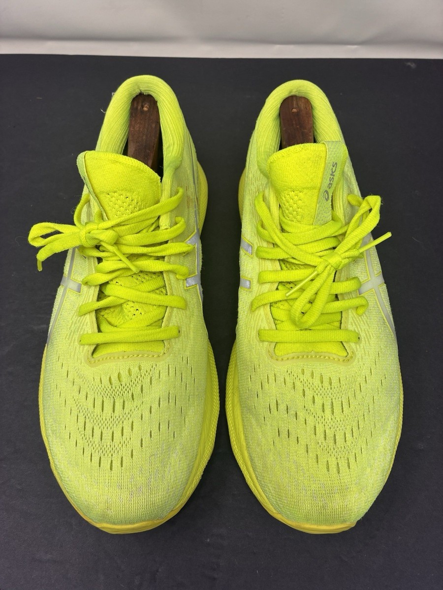 ASICS Gel Nimbus 25 Mens Running Shoes Size 9.5 Lime Zest Neon