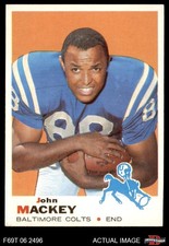 1969 Topps #207 John Mackey Colts HOF Syracuse 7.5 - NM+