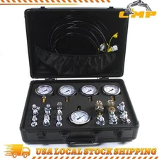 1 Set 1/10/25/40/60Mpa Hydraulic Pressure Gauges Test Kit For CATCASE/John Deere
