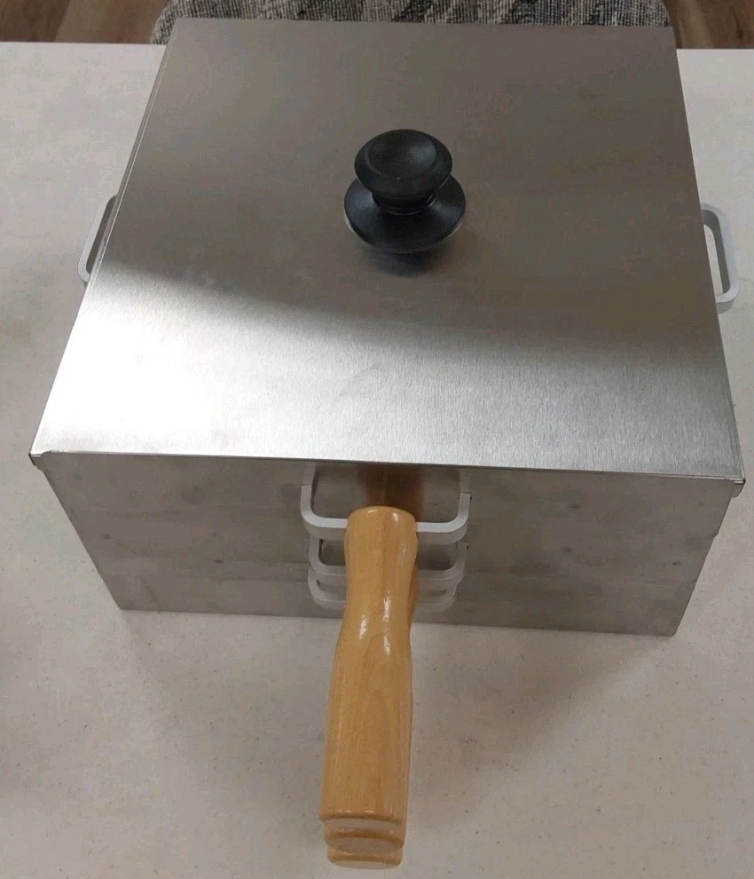 Rice Noodle Roll Steamer Machine - 2 Layers 3 Trays + Accessories
Opens in a new window or tab