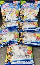 6x Paw Patrol Crayola Scribble Scrubbie Action Figures Nickelodeon Collection