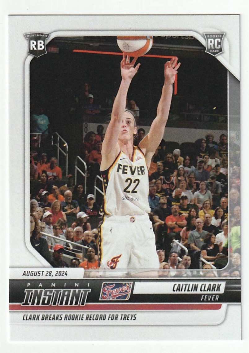 Caitlin Clark 2024 Panini Instant WNBA Record Breaker Rookie Card 186 RC 🏀🔥