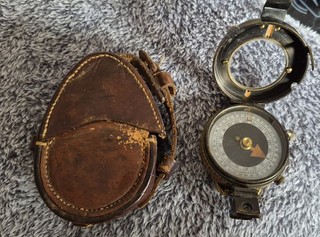 Vintage WWI British Verner's Patent Marching Compass