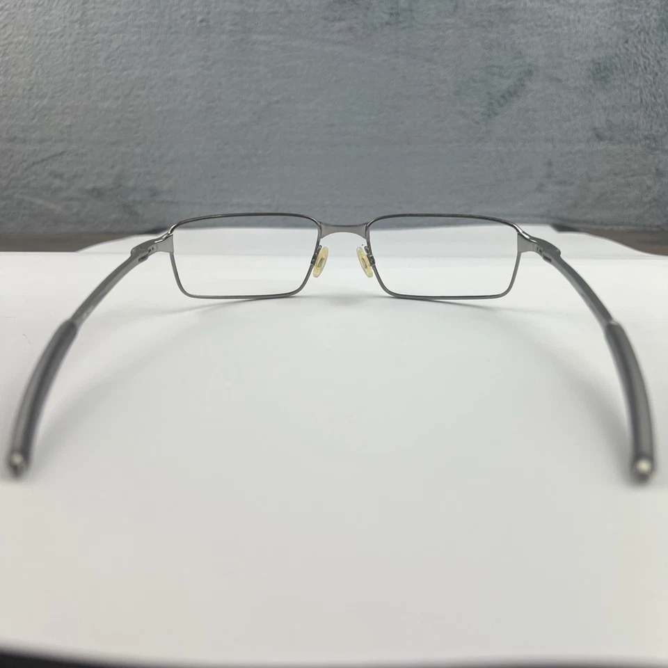 GAFAS DE SOL OAKLEY DE ALAMBRE CUADRADO GUNMETAL PLATA 12-878 VINTAGE 58-20 MARCOS SOLAMENTE Foto 4 de 4