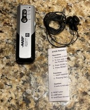 AUTO SCAN Model AS-268 FM Radio Minitype Torch 88-108 MHz w/Manual