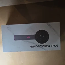 2-in-1 Scalp Massage Comb with Oil Applicator Infrared Light Ball Guide Fluid