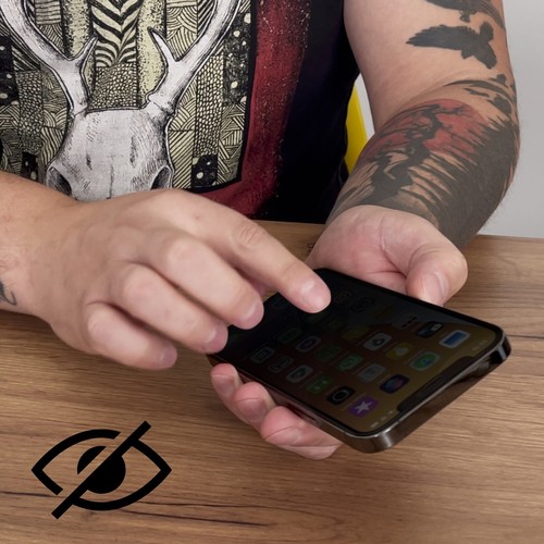 Wozinsky Privacy Glass szkło hartowane Samsung Galaxy A23 z filtrem Anti Spy pry - Zdjęcie 3 z 9