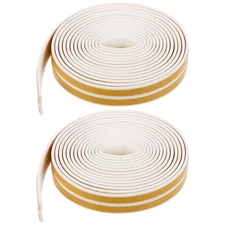 2 Pcs Weather Stripping Door Bottom Sealing Car Soundproofing Strips for