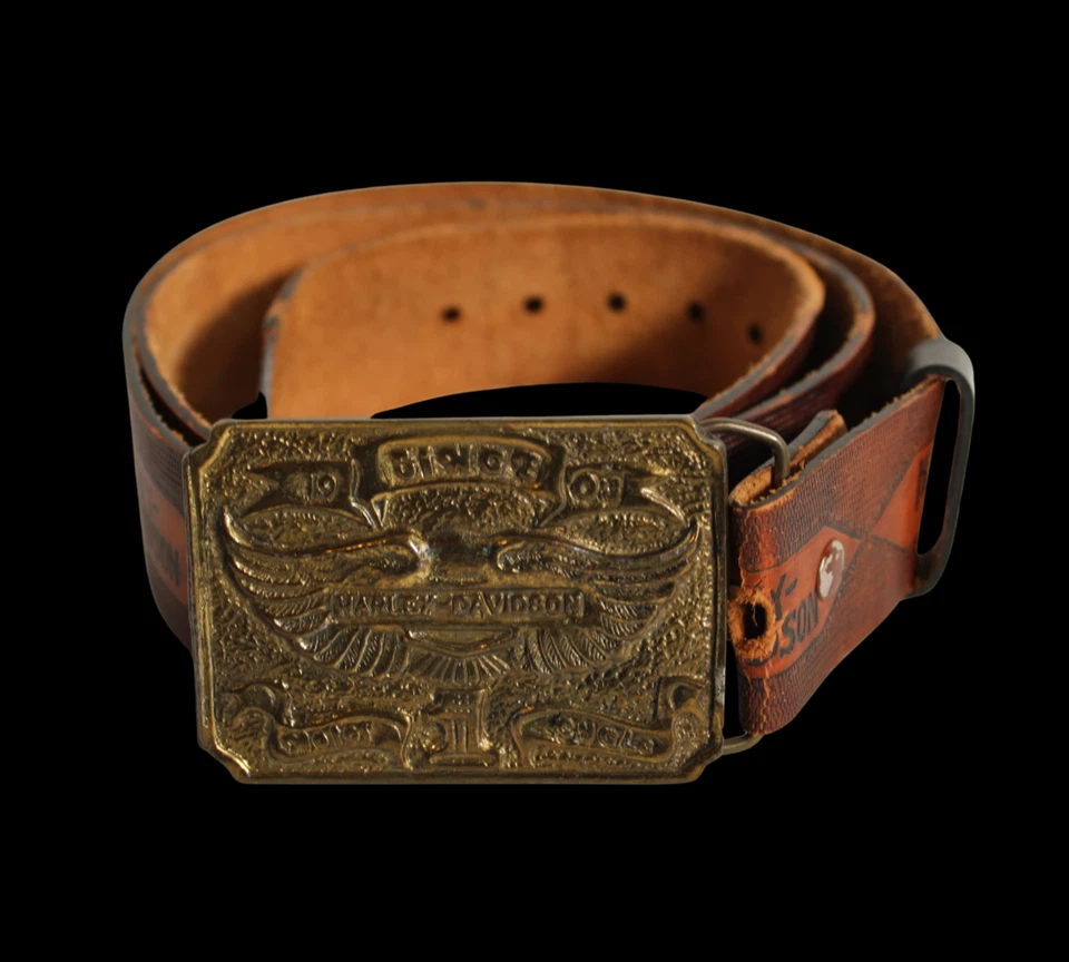 Evel Knievel 拥有和磨损的哈雷戴维森皮带和扣! 个人 #1 Daredevil — 第 2/4 张图片