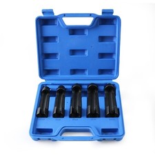 Diesel Fuel Line Socket 5 Set Tesmirror 17mm 19 21 22 24mm Flare Nut Socket Set