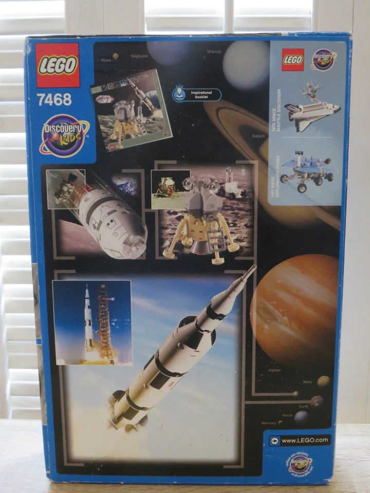 Nuevo LEGO 7468 SATURN V MOON MISSION Discovery Kids Juego de Construcción de Cohetes Espaciales Nuevo en Caja Foto 4 de 4