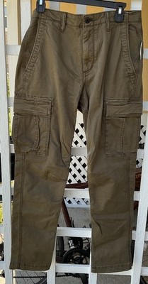 NWT Gap Men Slim Taper Green Cargo Pants 32x32 GapFlex Comfort Stretch Waist $80
