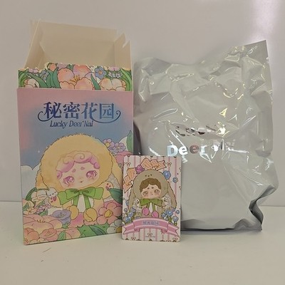 Lucky Deer Nai Secret Garden Series Card Confirmed Chunshan OPEN BOX Plush Doll