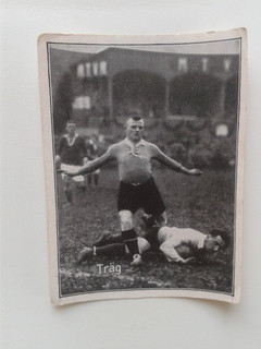 Zigarettenbild "Fußball Träg 1.F.C.N." ca. 1930 Greiling Dresden.