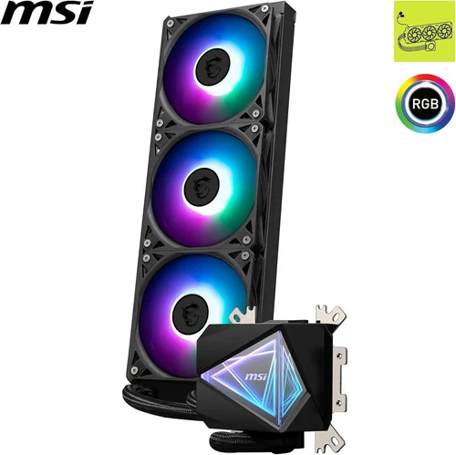 MSI MAG CORELIQUID I360 ARGB Liquid CPU Cooler 360mm Black