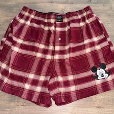 Men s AE American Eagle red Mickey Mouse flan...