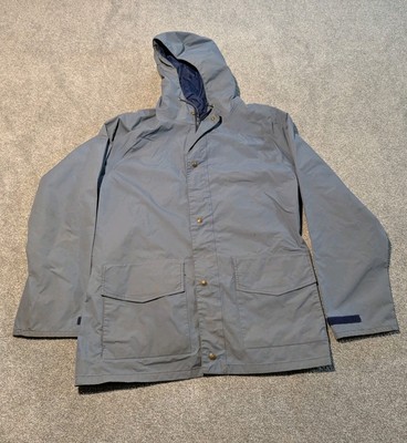 Vintage REI Jacket Mens Large Blue Helly Hansen Rain Coat Hiking Outdoor Camping