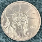 1985 1 oz Engelhard Rare MTB Liberty Trade Silver Round Low Mintage