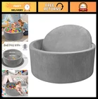 Soft Foam Baby Ball Pit - 35.4"x11.8" Round Playpen for Toddlers, Indoor/Outdoor