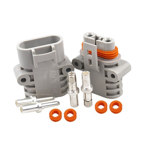 Connector -20°C To 105°C 10mm² Wire Diameter 50A 600V Dustproof Gray PPO - Picture 2 of 12
