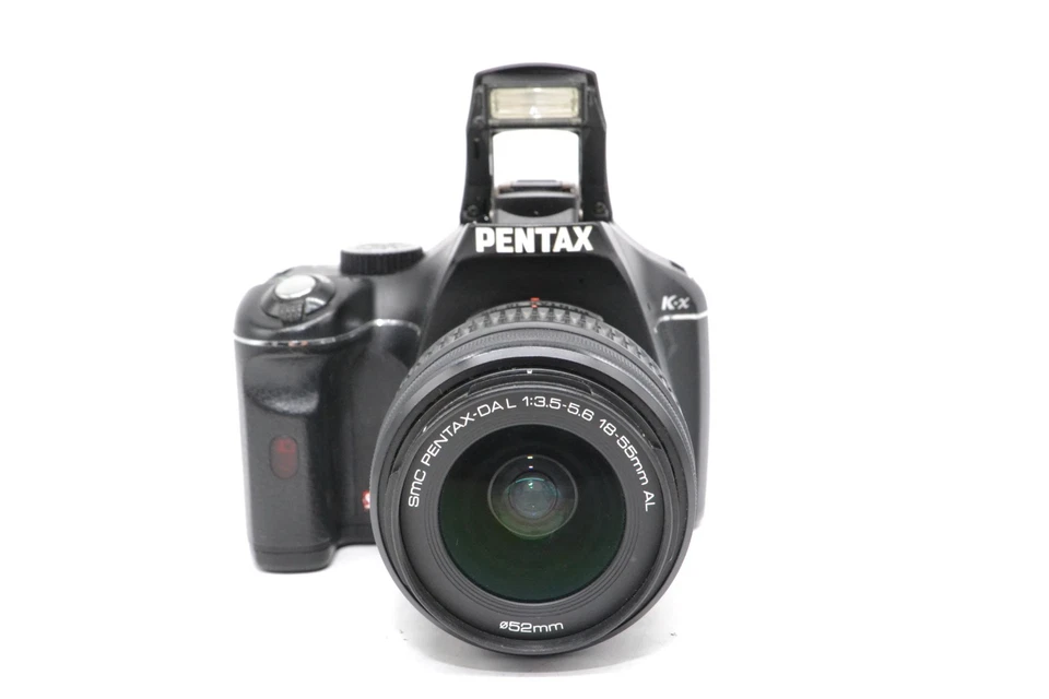 Cámara digital multilingüe N como nueva Pentax K-x 12,4 MP negra 18-55 mm lente AL JAPÓN - Imagen 3 de 4