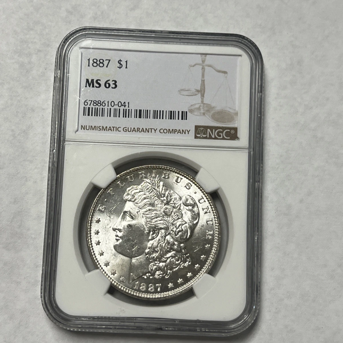 MS 63 Graded 1887 Year Morgan US Dollars (1878-1921) for sale | eBay