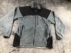 Berghaus Extreme Fleece Jacket Men's M Grey Black Zip Pockets Outdoor Hiking